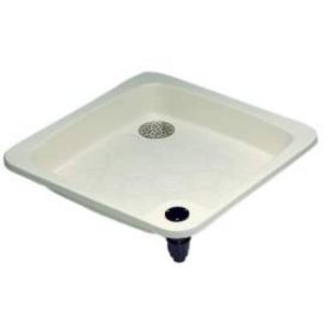 Plato ducha en poliester + fv