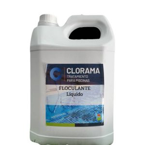 Garrafa de floculante líquido